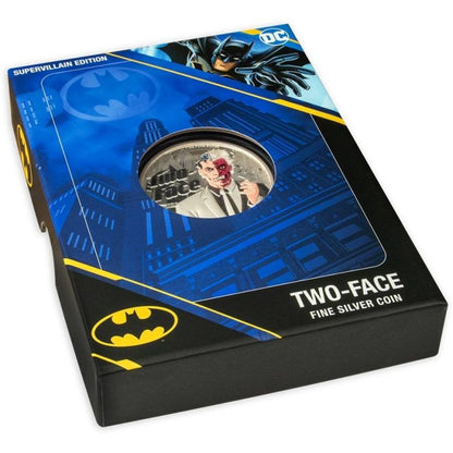2022 PAMP DC Comics Two-Face 1 oz Silver - CoinsTV