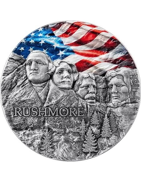 2025 Ghana Mount Rushmore Special Edition 2 oz Silver Coin - CoinsTV