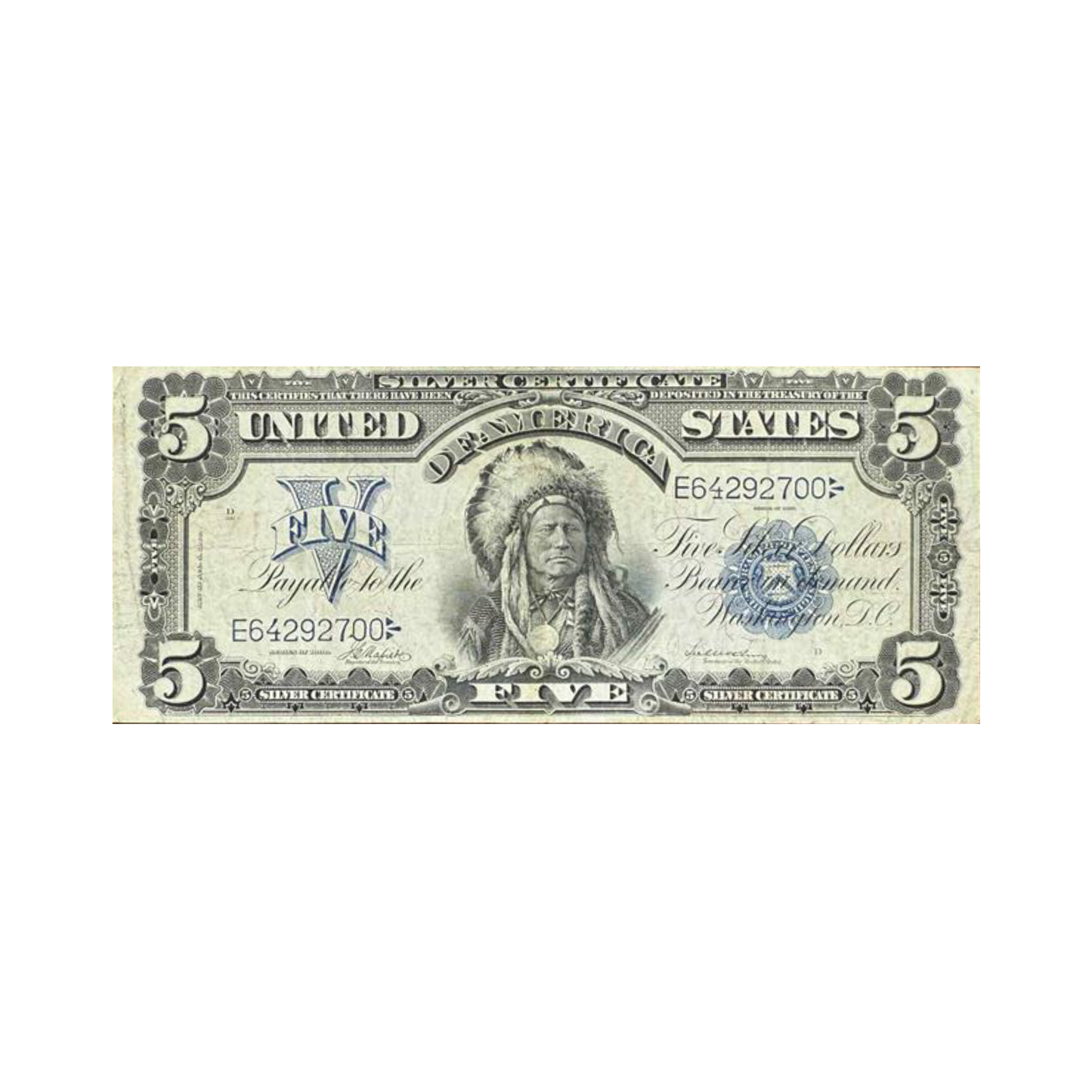 1899 Indian Chief Horseblanket Note - CoinsTV