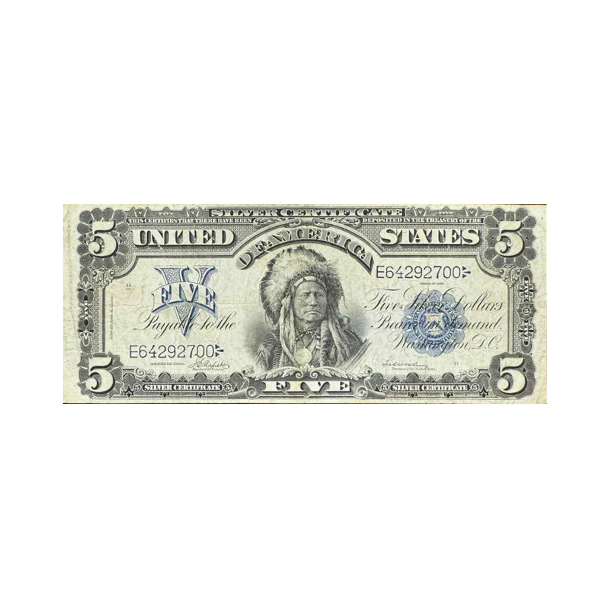 1899 Indian Chief Horseblanket Note - CoinsTV