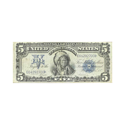 1899 Indian Chief Horseblanket Note - CoinsTV
