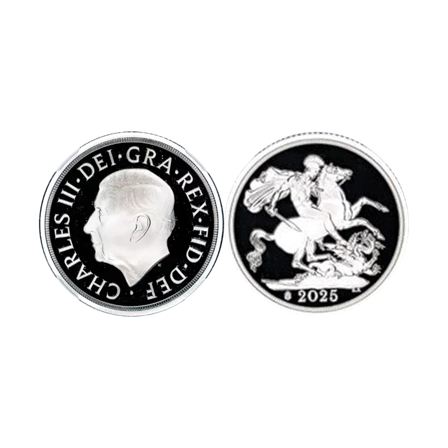 2025 Great Britain First Silver Sovereign Shield Privy - NGC PF70 ER Benedotto Pistrucci Facsimile Sign - CoinsTV