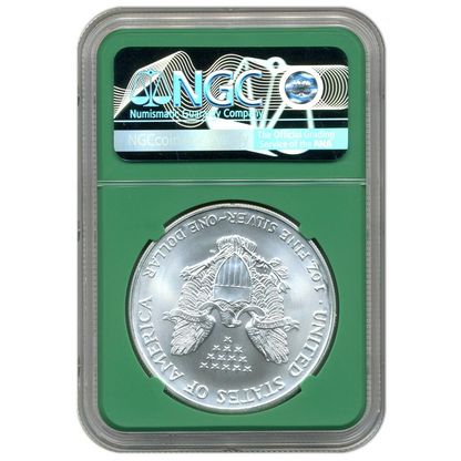 2002 Silver Eagle - Early Production - NGCX 9.9 Monster Box Label - CoinsTV
