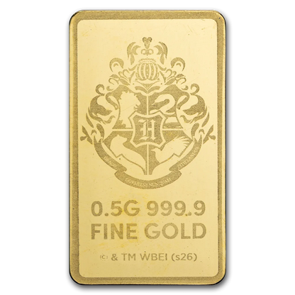 2026 PAMP Suisse Harry Potter 25th Anniversary 0.5g Gold Bar