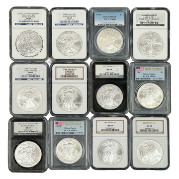 Silver Eagle Certified MS69 Grab Bag