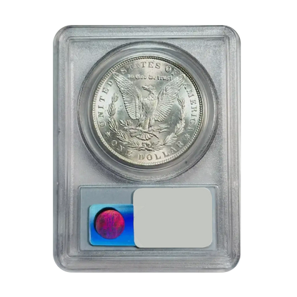 1886 Morgan Silver Dollar Philadelphia VAM 1A Line in 6 TOP 100 - PCGS MS63 Sight White - CoinsTV