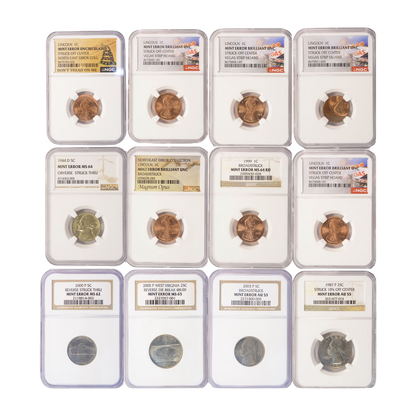 Certified Error Coin Grab Bag – NGC, CACG & PCGS