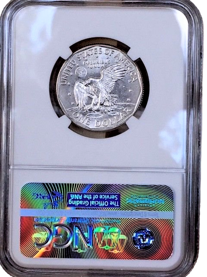 1979 P Susan B Anthony Dollar - Narrow Rim - NGC MS67