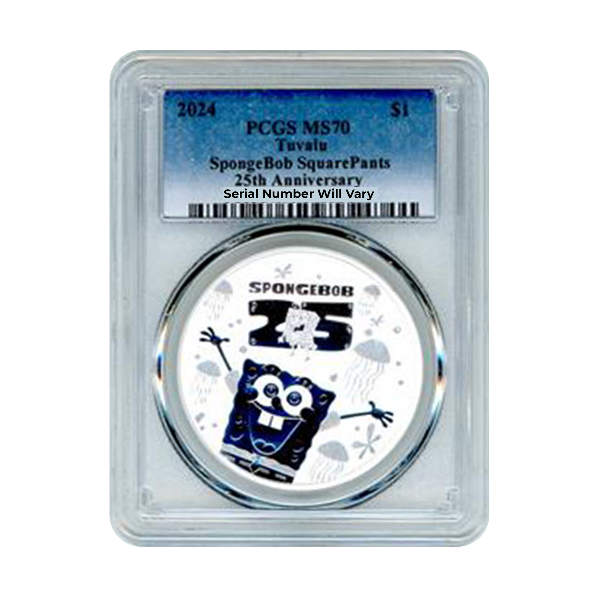 2024 SpongeBob SquarePants 25th Anniversary - PCGS MS70 - CoinsTV