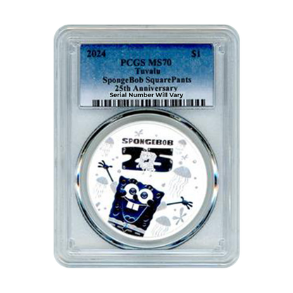 2024 SpongeBob SquarePants 25th Anniversary - PCGS MS70 - CoinsTV