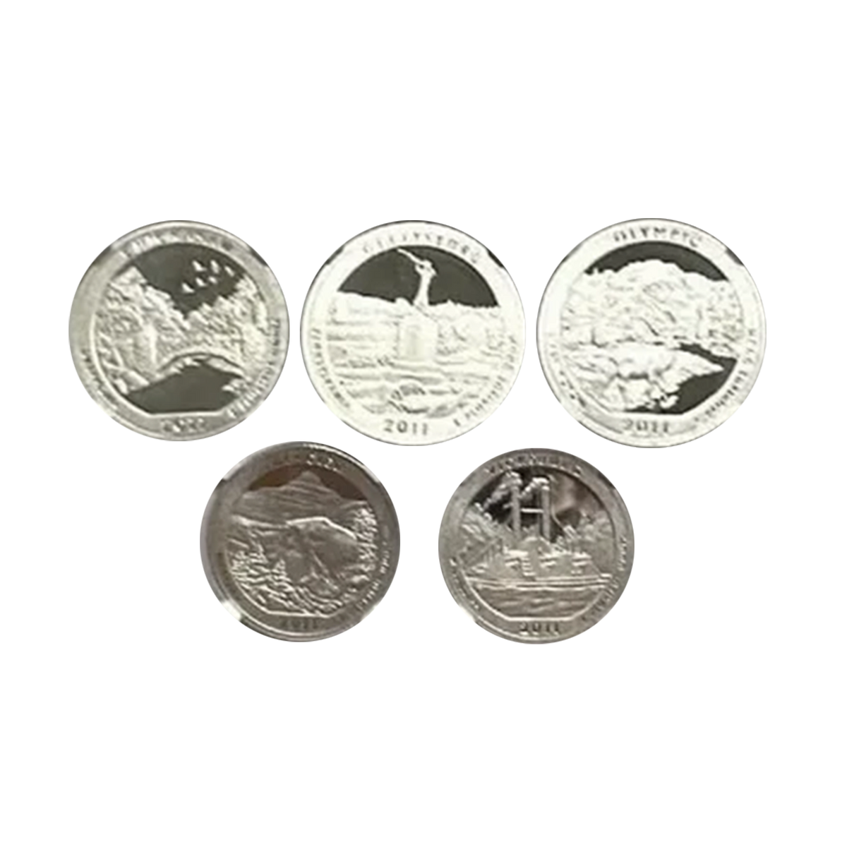 2011-S Silver Quarter Proof - America the Beautiful - NGC PF69UCAM Grab Bag - CoinsTV