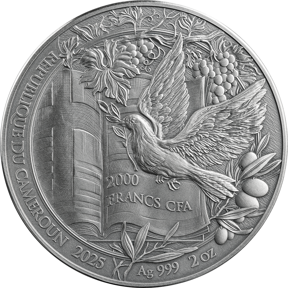 2025 Cameroon Bible Stories The Last Supper 2 oz Silver Coin - CoinsTV