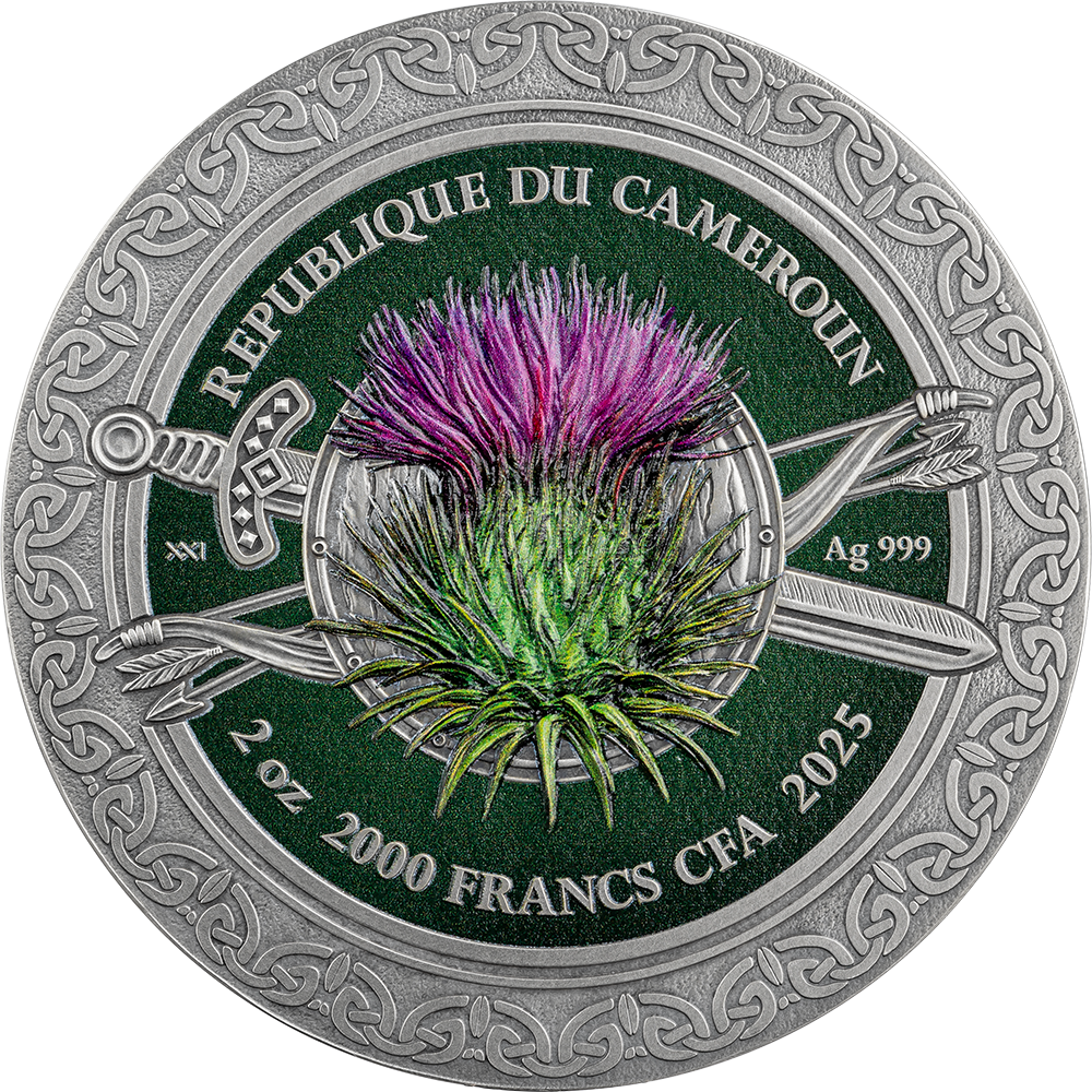 2025 Cameroon Femina Bellator Celtic 2 oz Silver Coin - CoinsTV