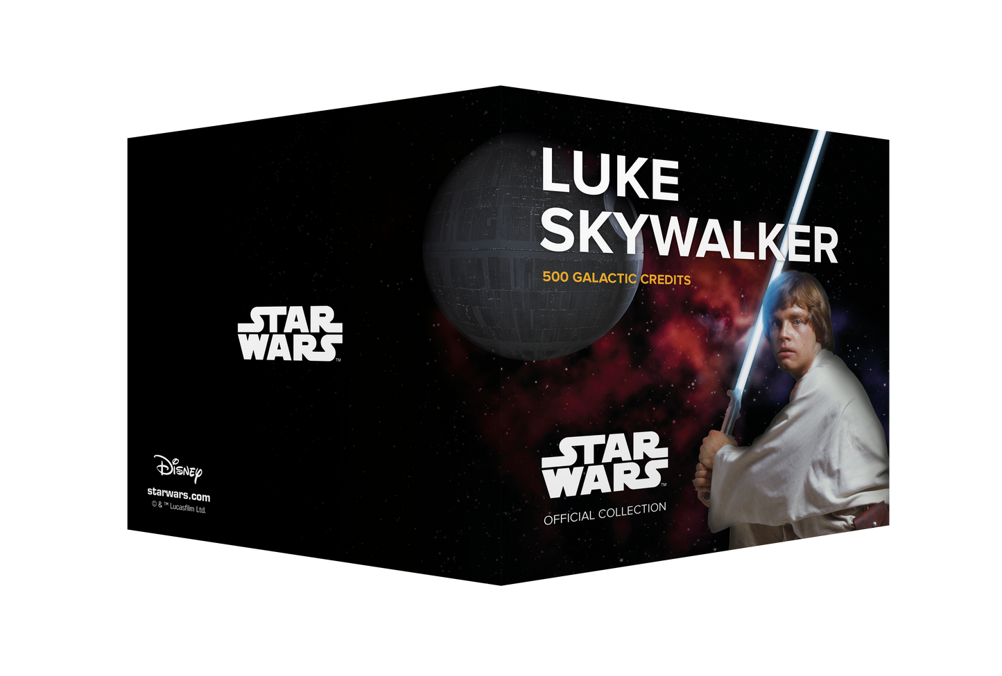 Star Wars Luke Skywalker Bank Note in Folder - CoinsTV