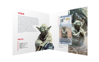 Star Wars Yoda Bank Note in Folder - CoinsTV