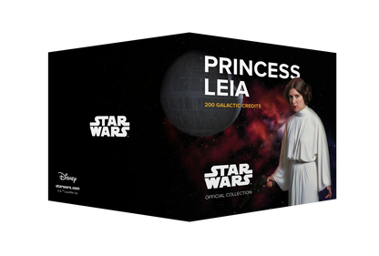 Star Wars Princess Leia Bank Note in Folder - CoinsTV