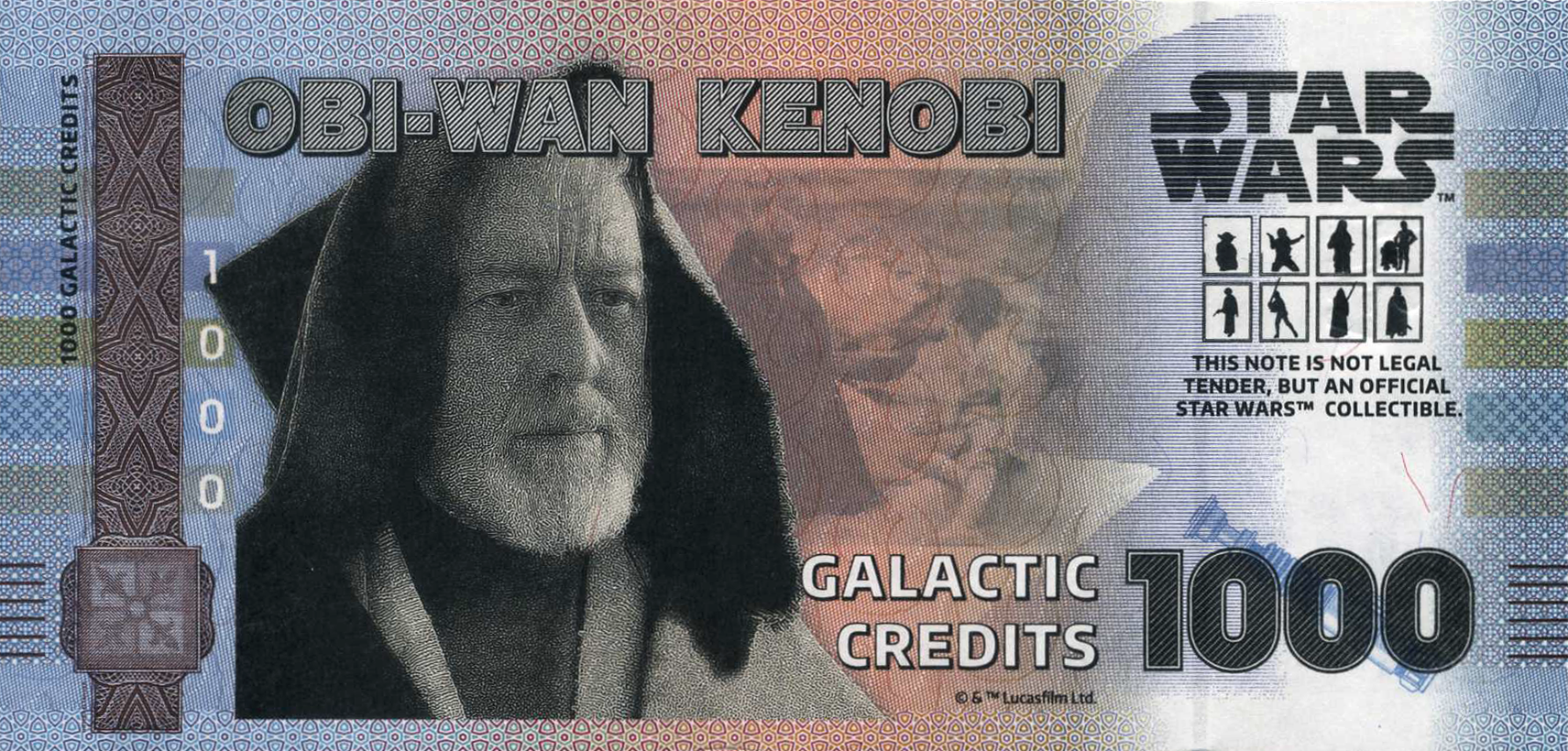 Star Wars Obi-Wan Kenobi Bank Note in Folder - CoinsTV