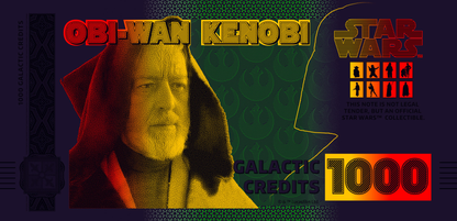 Star Wars Obi-Wan Kenobi Bank Note in Folder - CoinsTV