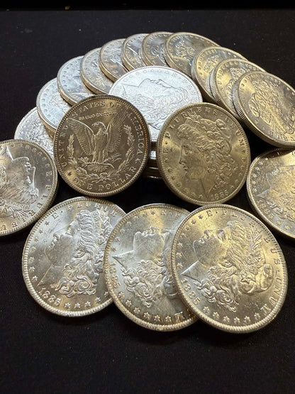 1885 Morgan Silver Dollar New Orleans - Brilliant Uncirculated - CoinsTV