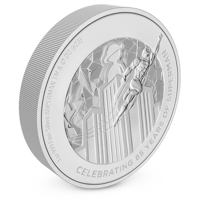 2023 Warner - NZM Superman 85th Anniversary 3oz Silver Coin - CoinsTV