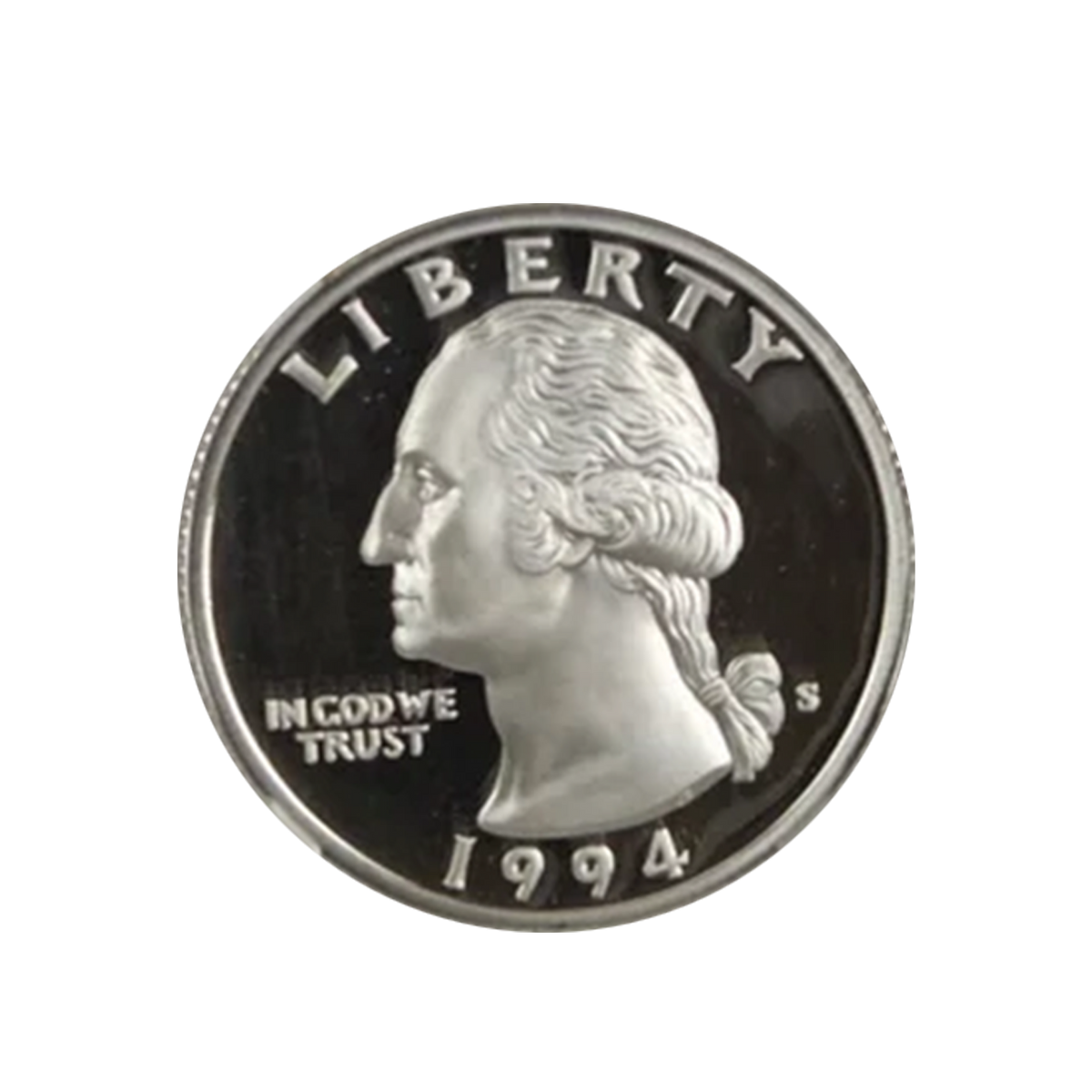 1994-S Washington Silver Quarter - NGC PF69UCAM Washington Signature Flag Label