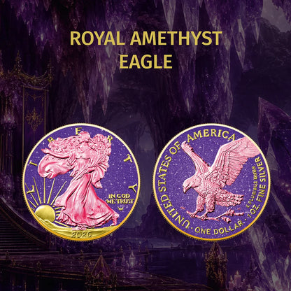 2026 U.S. Eagle Royal Amethyst Edition 1 oz Silver Coin