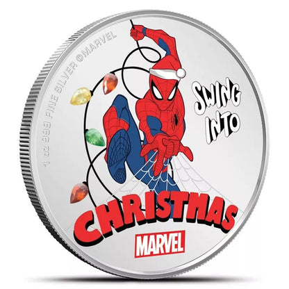 2024 Marvel Season's Greetings 1 oz Silver