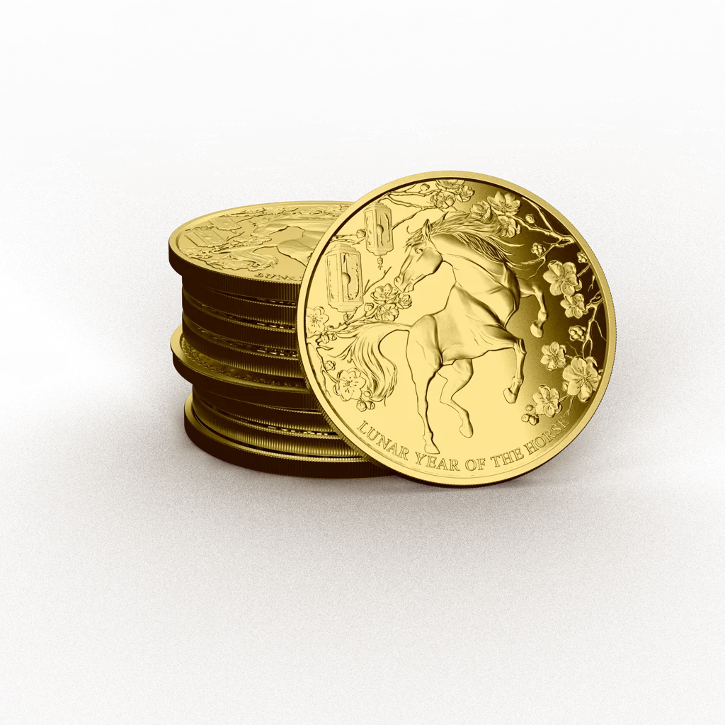 2026 Pitcairn Islands Lunar Horse 0.5g Gold Coin