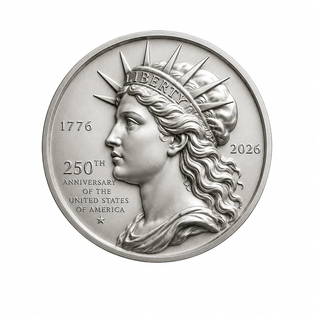 2026 250 Years of Liberty & Freedom 3g Silver Medal