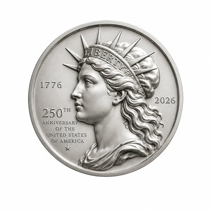 2026 250 Years of Liberty & Freedom 3g Silver Medal