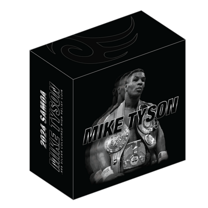 2024 Samoa Mike Tyson HR Colorized 1 oz Silver Coin - CoinsTV