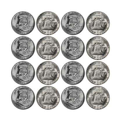 1951 Franklin 90% Silver Half Dollar Philadelphia - Uncirculated