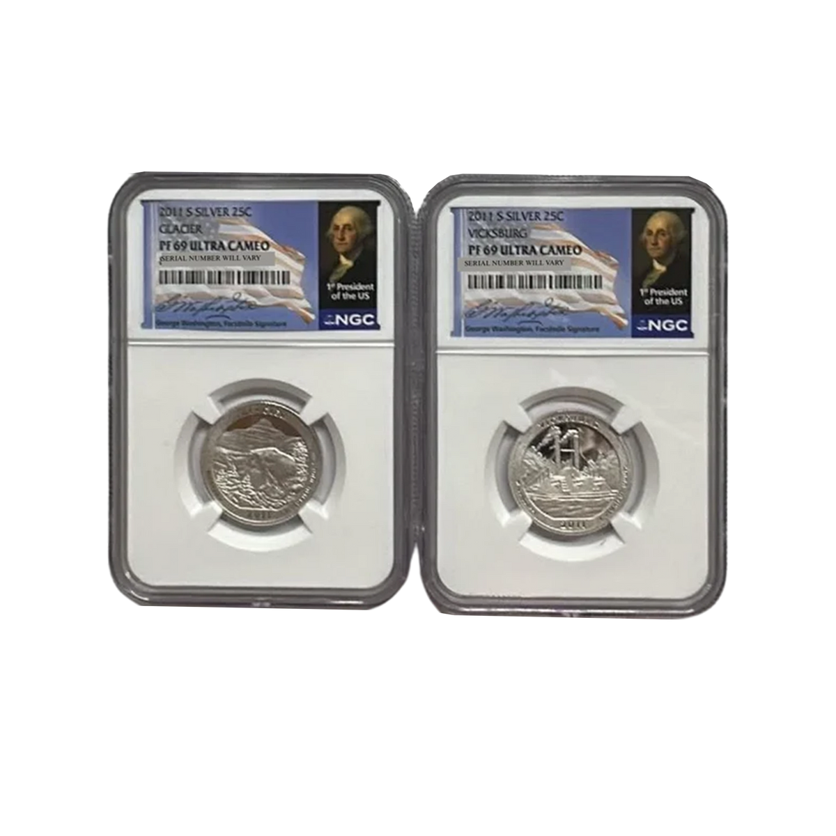 2011-S Silver Quarter Proof - America the Beautiful - NGC PF69UCAM Grab Bag - CoinsTV