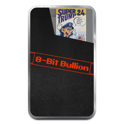 8 Bit Mint Super Trump 3 1 oz Silver Bar - CoinsTV