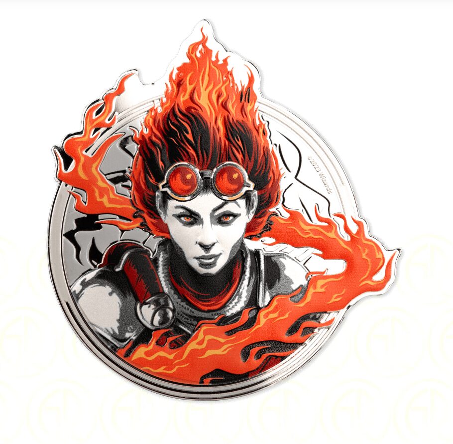 2024 Samoa Magic the Gathering Chandra Nalaar 1 oz Silver Coin Prooflike - CoinsTV