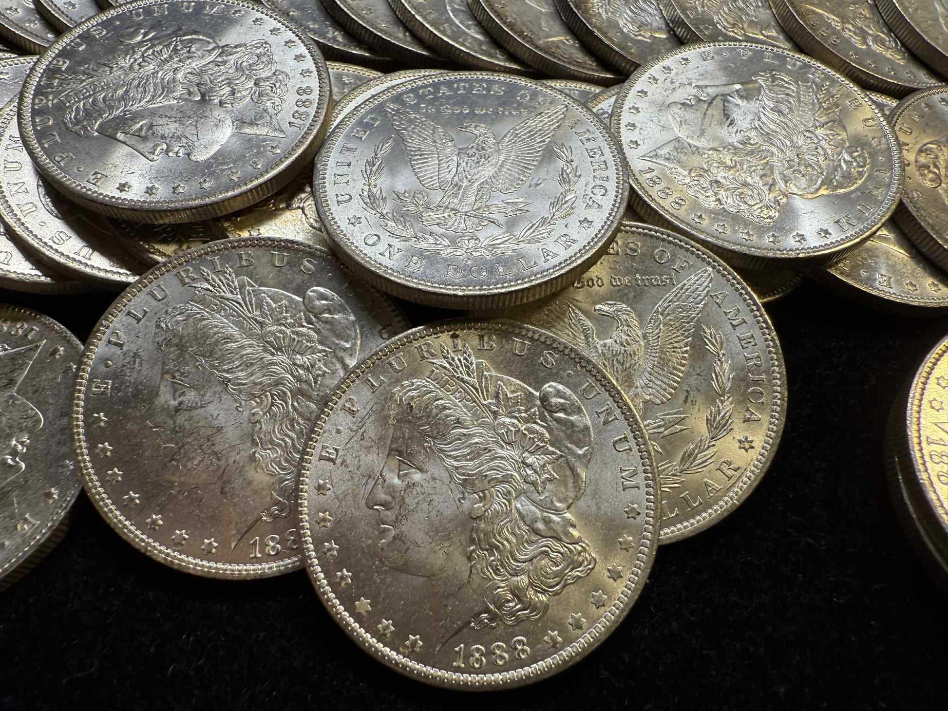 1888 Morgan Silver Dollar New Orleans - Brilliant Uncirculated - CoinsTV