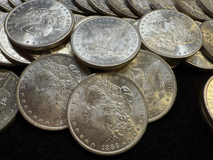 1888 Morgan Silver Dollar New Orleans - Brilliant Uncirculated - CoinsTV