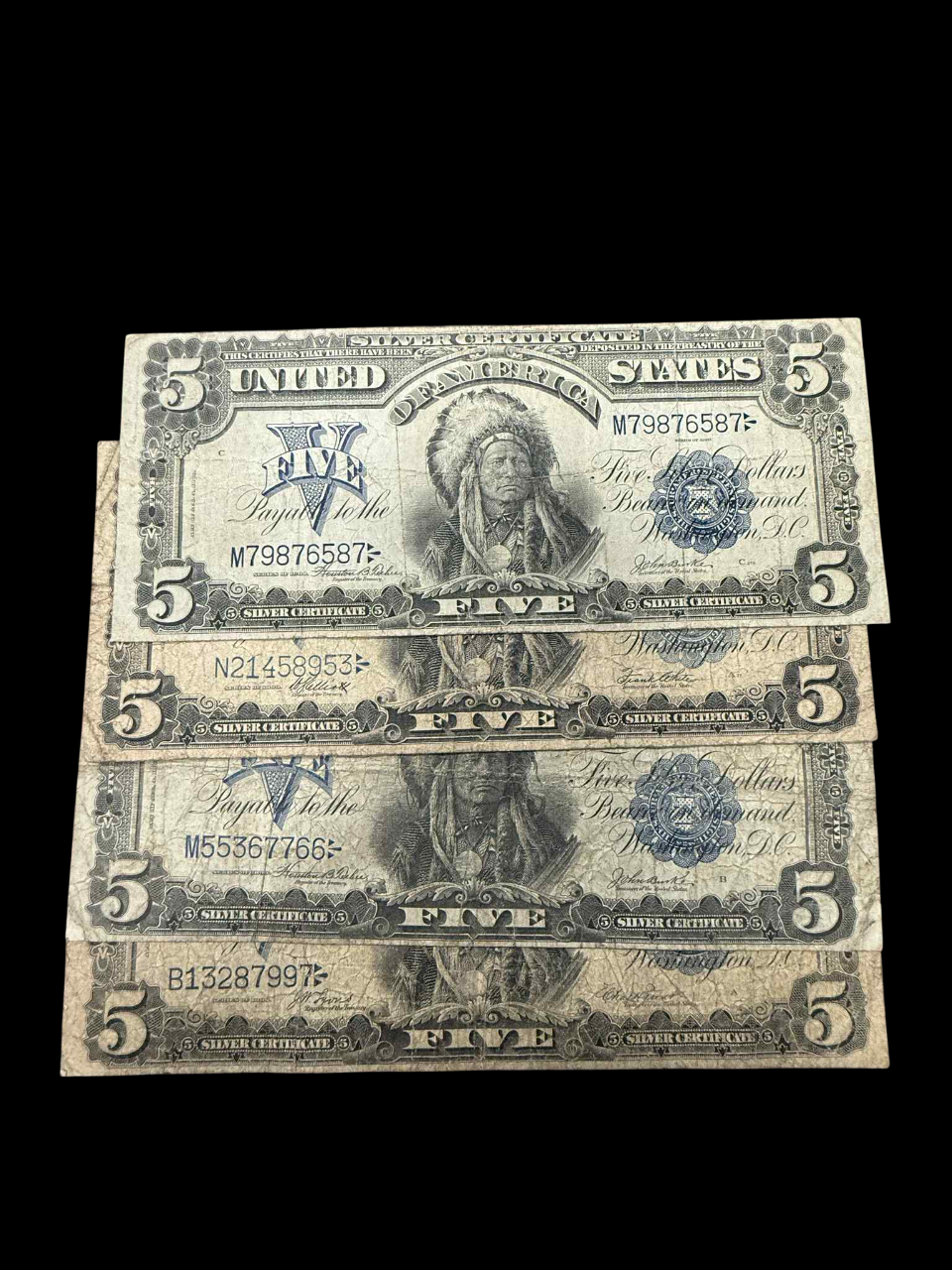 1899 Indian Chief Horseblanket Note