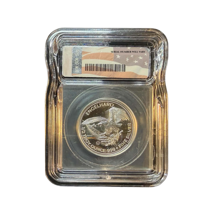 2026 Engelhard American Prospector 1/2 oz Silver - ICG GEM BU