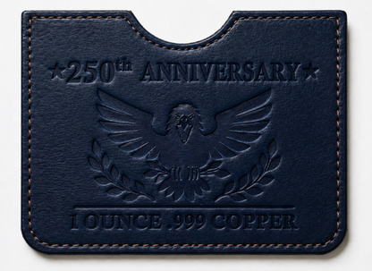 250th Anniversary Eagle Colorized 1 oz Copper Bar