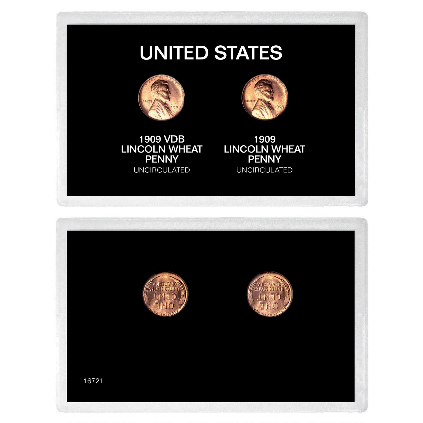 1909 VDB & 1909 Lincoln Penny Uncirculated Set - CoinsTV