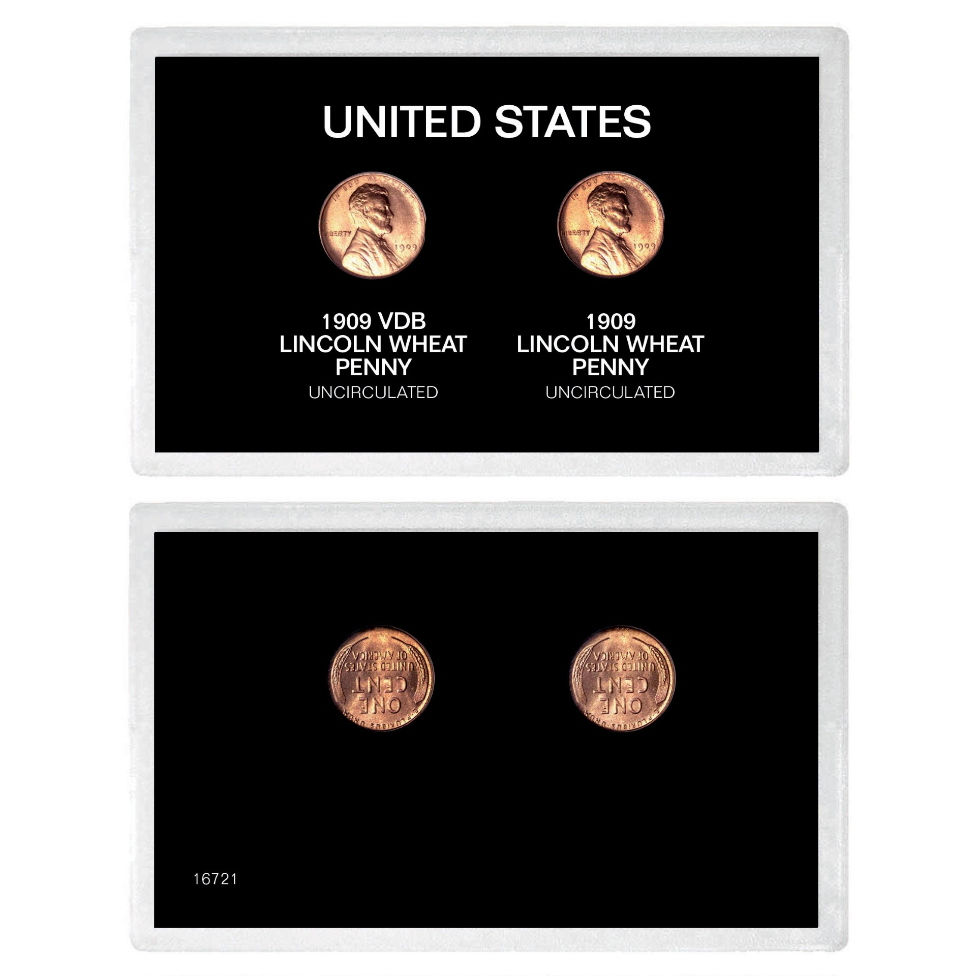1909 VDB & 1909 Lincoln Penny Uncirculated Set - CoinsTV