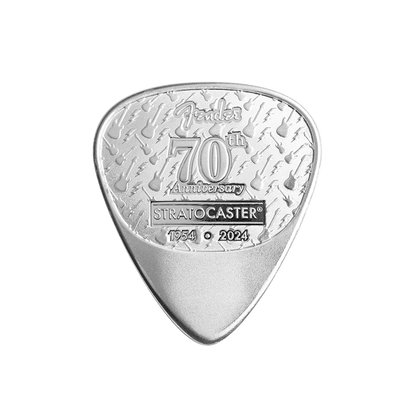 2024 Pamp Fender Guitar Pick 70th Anniv. of the Stratocaster 10g Silver Medal