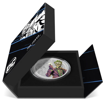 2023 Warner - DC Villains - The Joker 3oz Silver Coin - CoinsTV