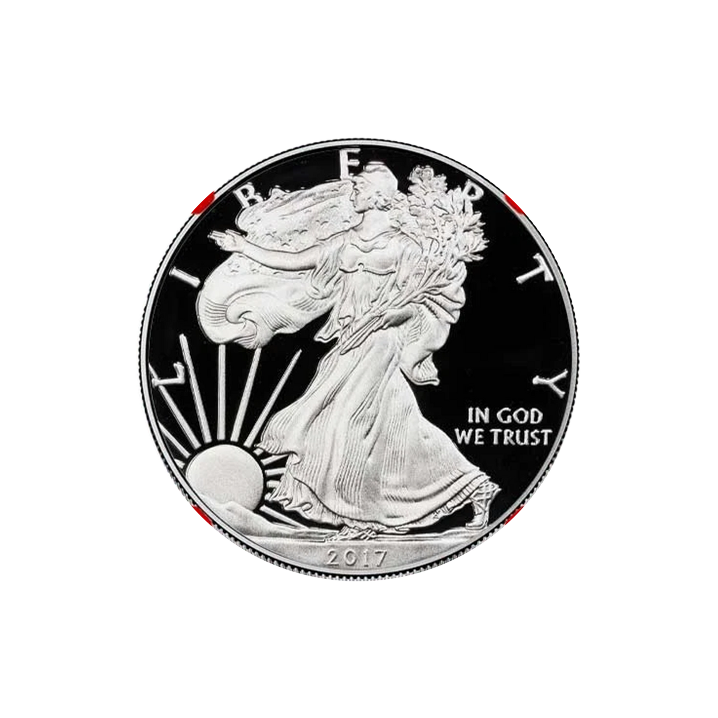 2017-S Silver Eagle Congratulations Set - NGC PF69UC Trolley ER Red Frame - CoinsTV