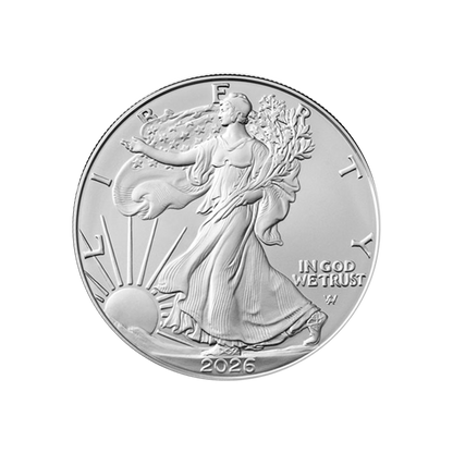 2026(W) Silver Eagle - PCGS MS70 FDOI Flag Frame
