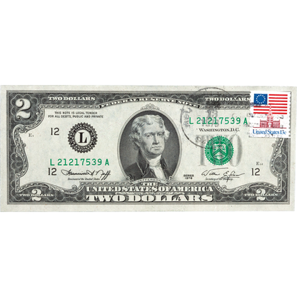 1976 $2 Federal Reserve Note Uncirculated - First Day of Issue - CoinsTV