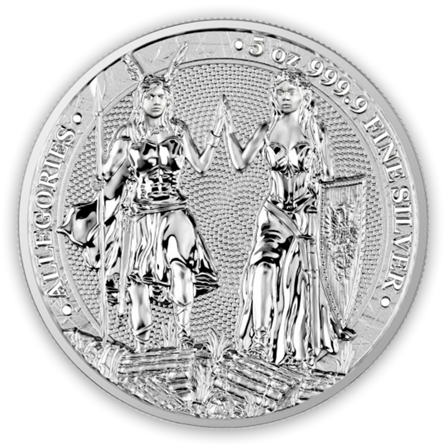 2023 5 oz Germania Allegories Galia & Germania Brilliant Uncirculated