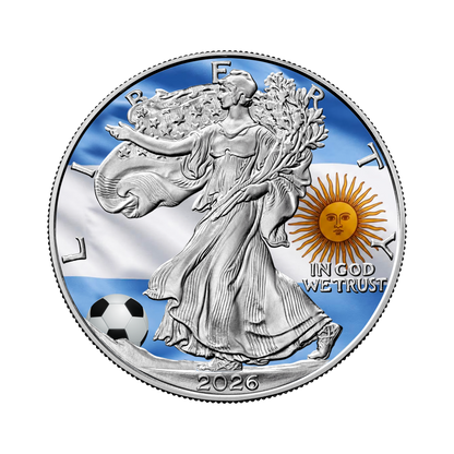 2026 World Football Silver Eagle - Argentina Edition