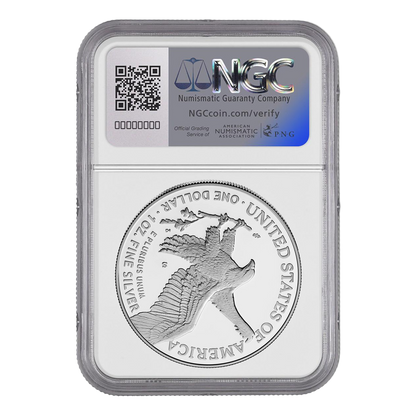2025 S Silver Eagle - United We Stand Early Releases - NGC PF70 Ultra Cameo